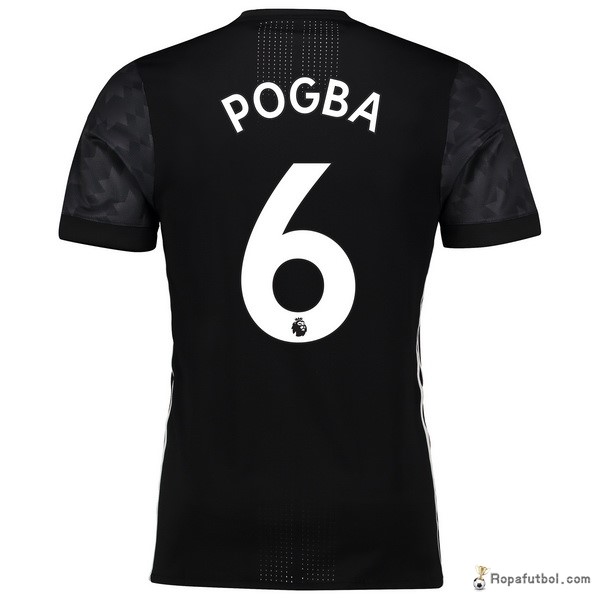 Camiseta Manchester United Replica Segunda Ropa Pogba 2017/18 Negro